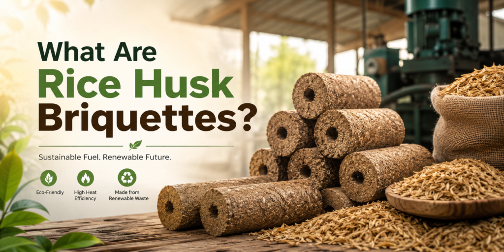 Rice Husk Briquettess