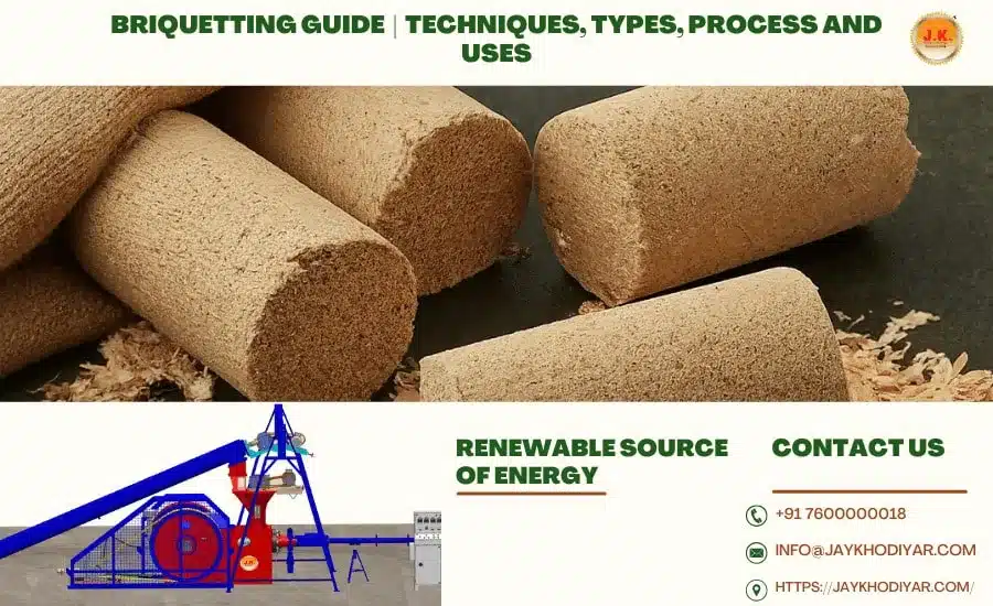 Briquetting Guide | Techniques, Types, Process and Uses