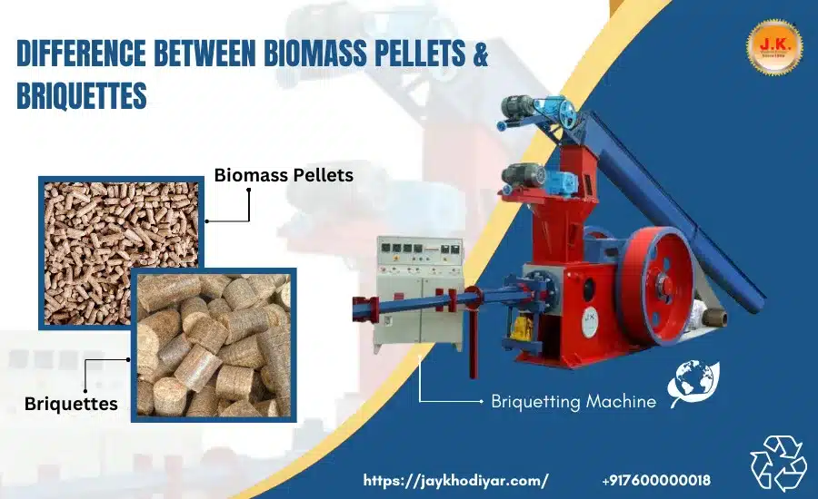 Difference Between Biomass Pellets & Briquettes?