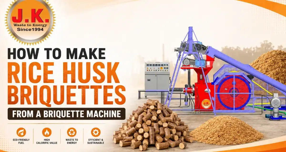 How to Make Rice Husk Briquettes from a Briquette Machine